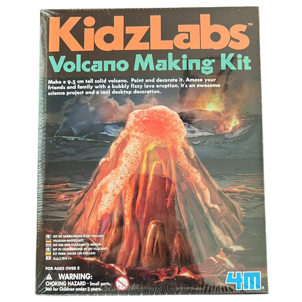4M Kidz Labs Volcano Making Kit Construction Science Project Brand NEW Sealed